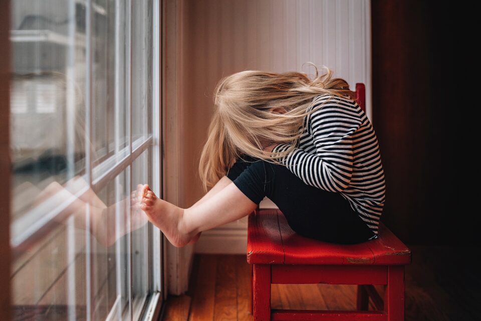 Symbol Bild Mädchen Traurig Kindesmissbrauch