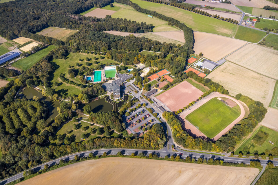 Hamm Selbachpark von oben.